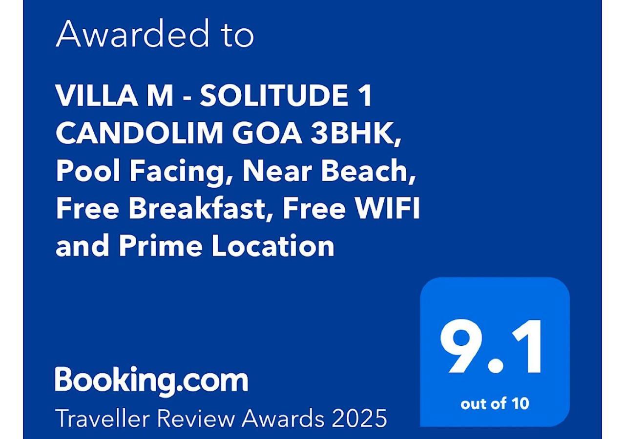 Villa M - Solitude 2 Candolim Goa 3Bhk, Pool Facing, Near Beach, Free Breakfast, Free Wifi And Prime Location Экстерьер фото